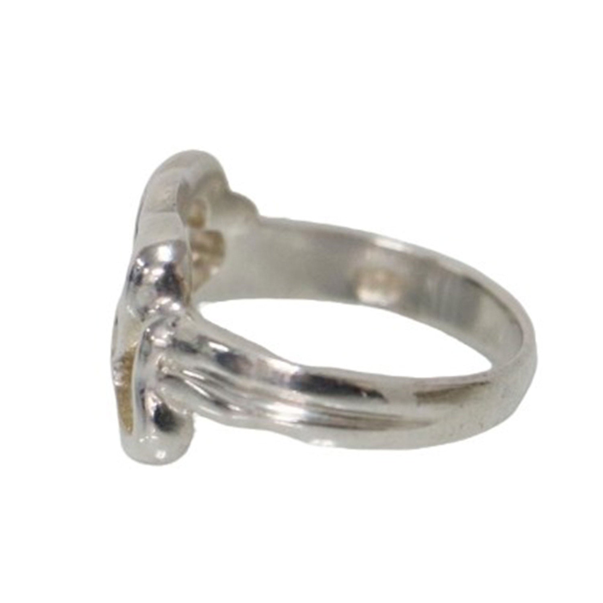 Triple Heart Ring Sterling Silver