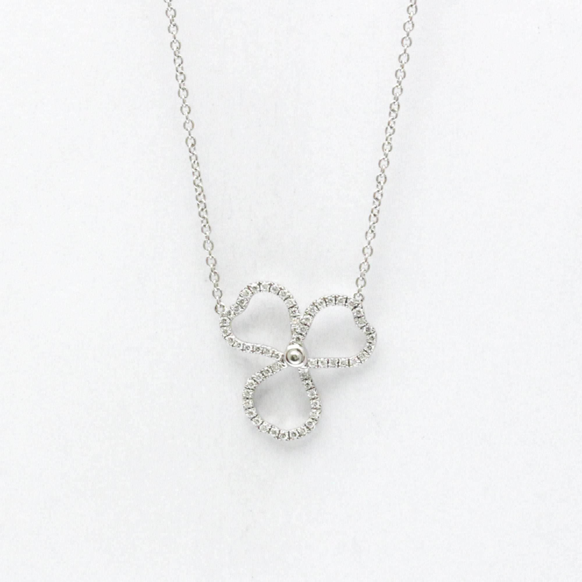 Pendant Necklace Platinum With Diamond