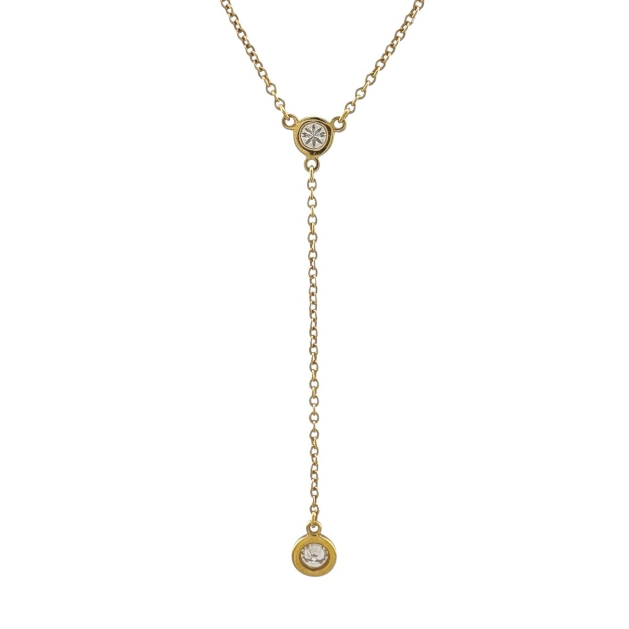 Elsa Peretti Diamonds By The Yard Pendant Necklace and Diamond 0.08CT