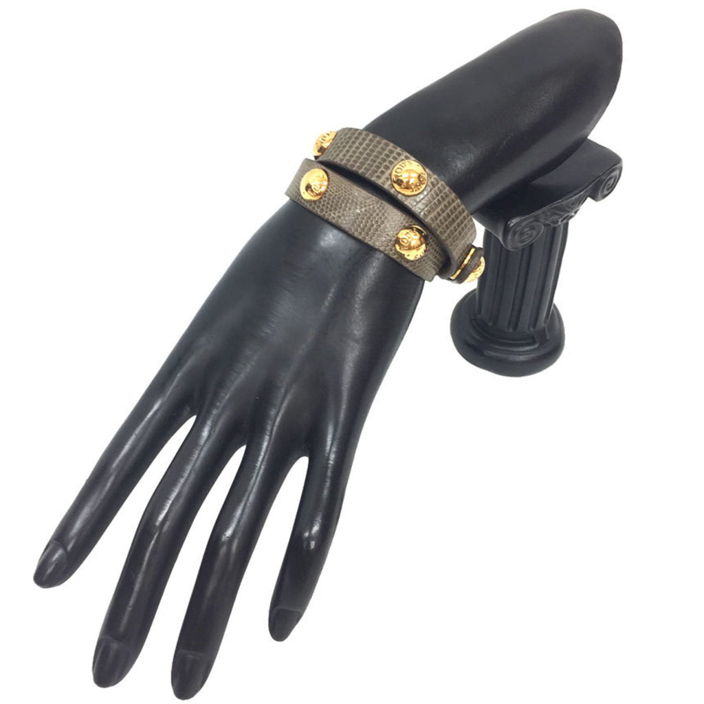 Bracelet Leather Grayish