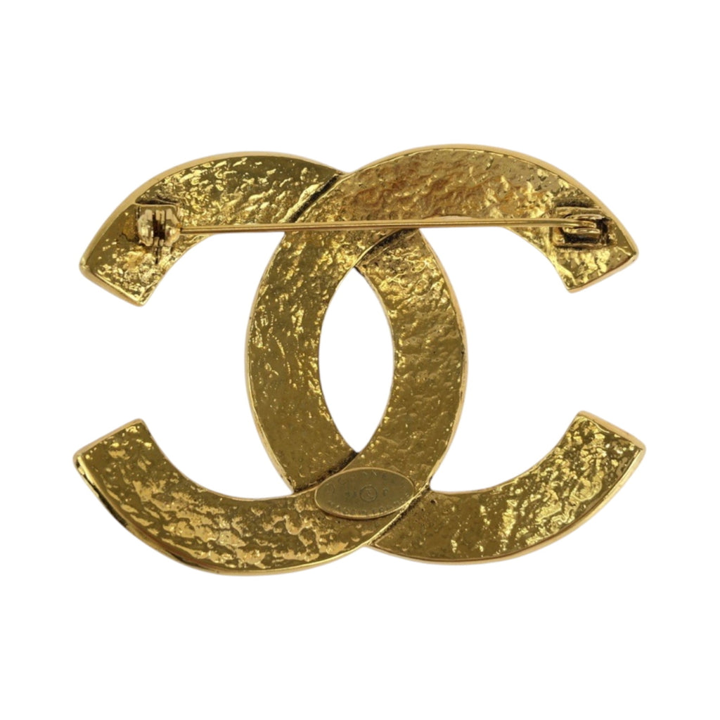 CC Logo Brooch Metal