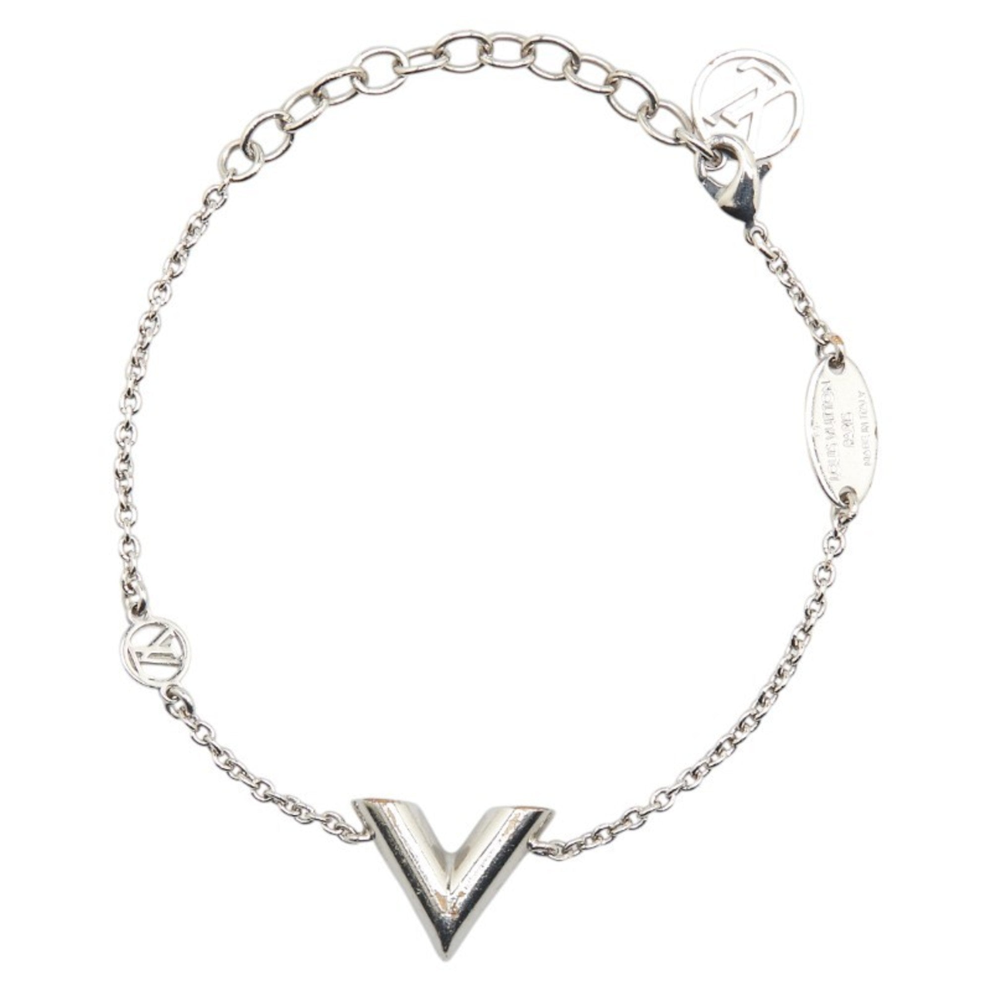 Essential V Bracelet Metal Silver