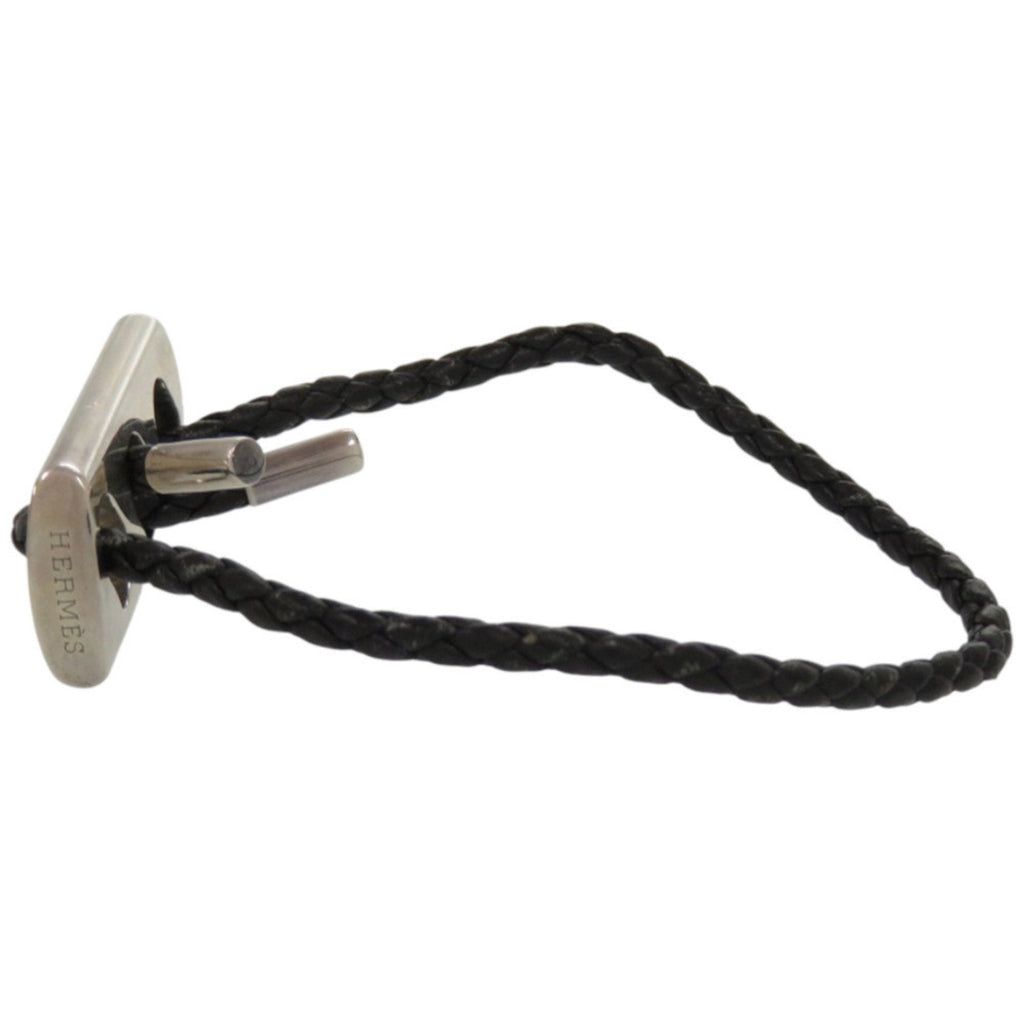 Leather Bracelet Sterling Silver