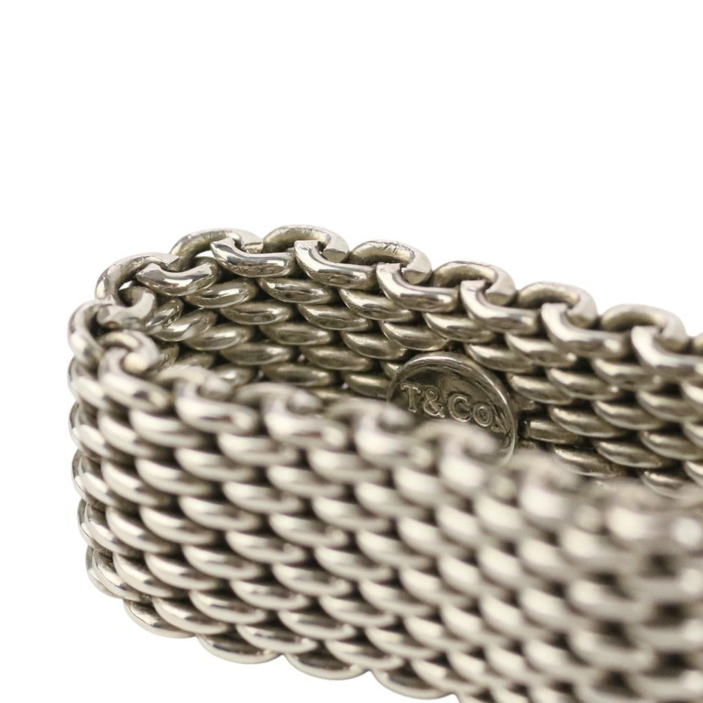Somerset Mesh Ring Sterling Silver