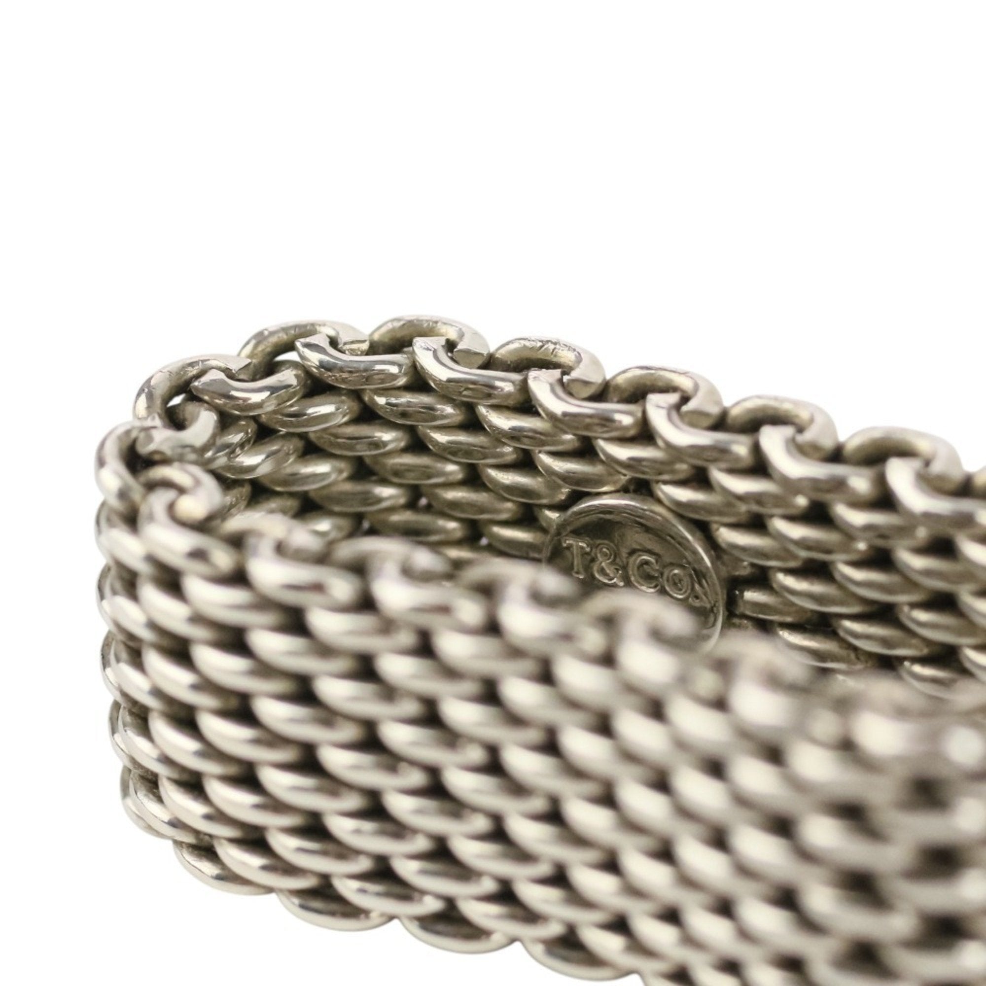 Somerset Mesh Ring Sterling Silver