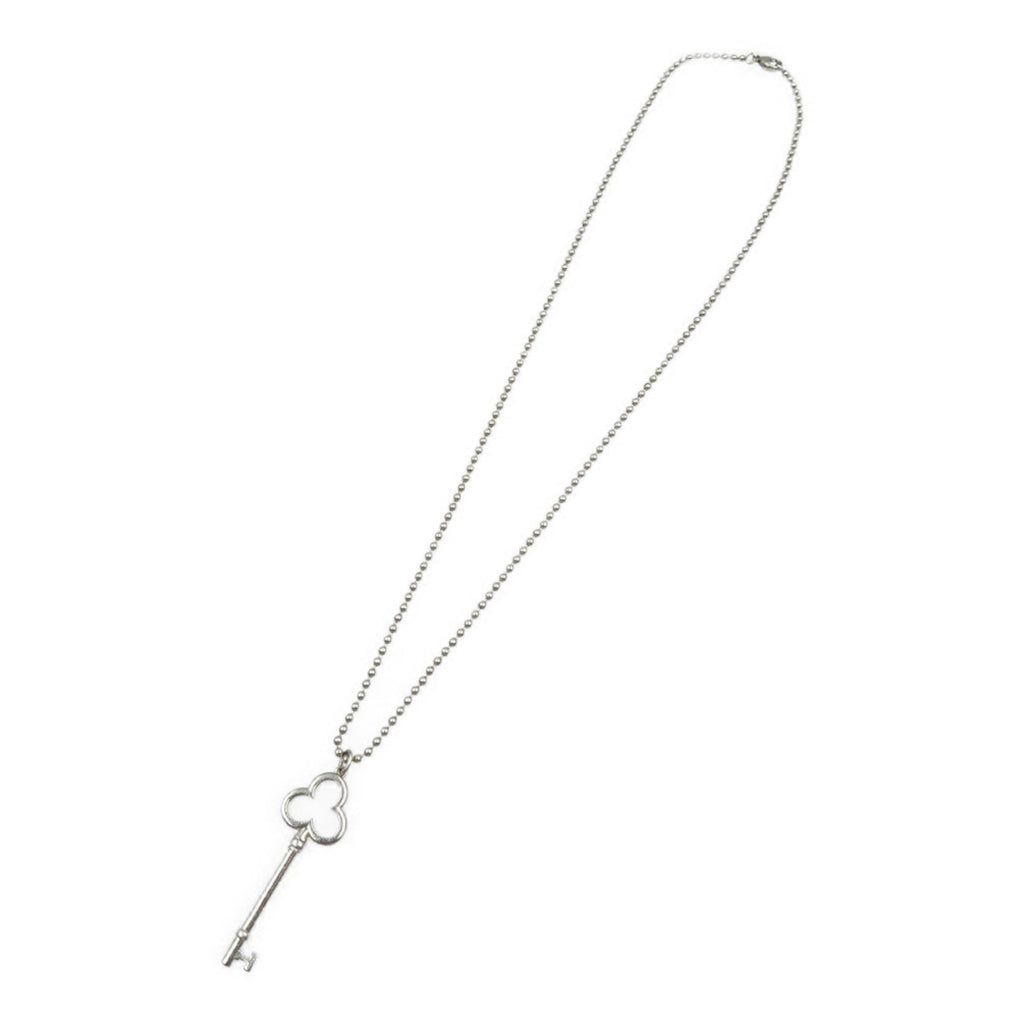 Trefoil Key Pendant Necklace Sterling Silver