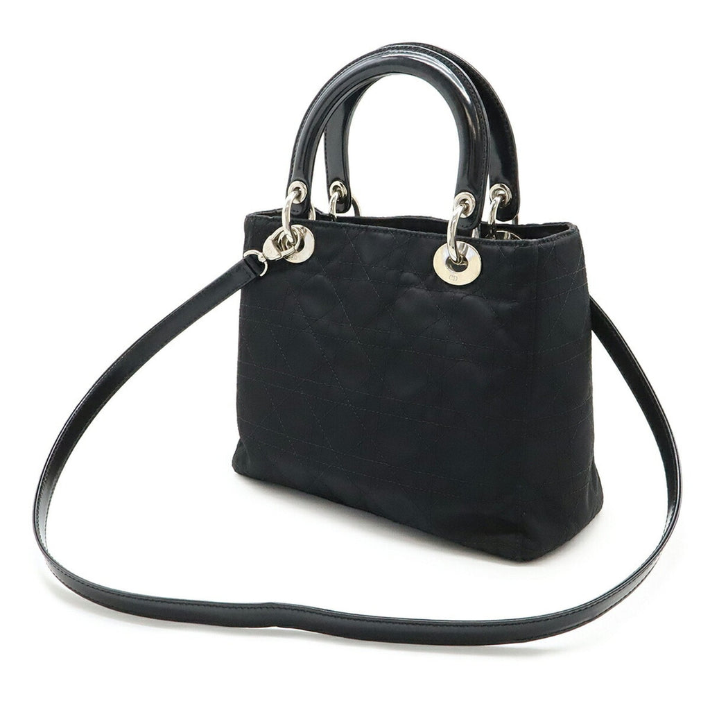Vintage Lady Dior Bag Cannage Quilt Satin Medium