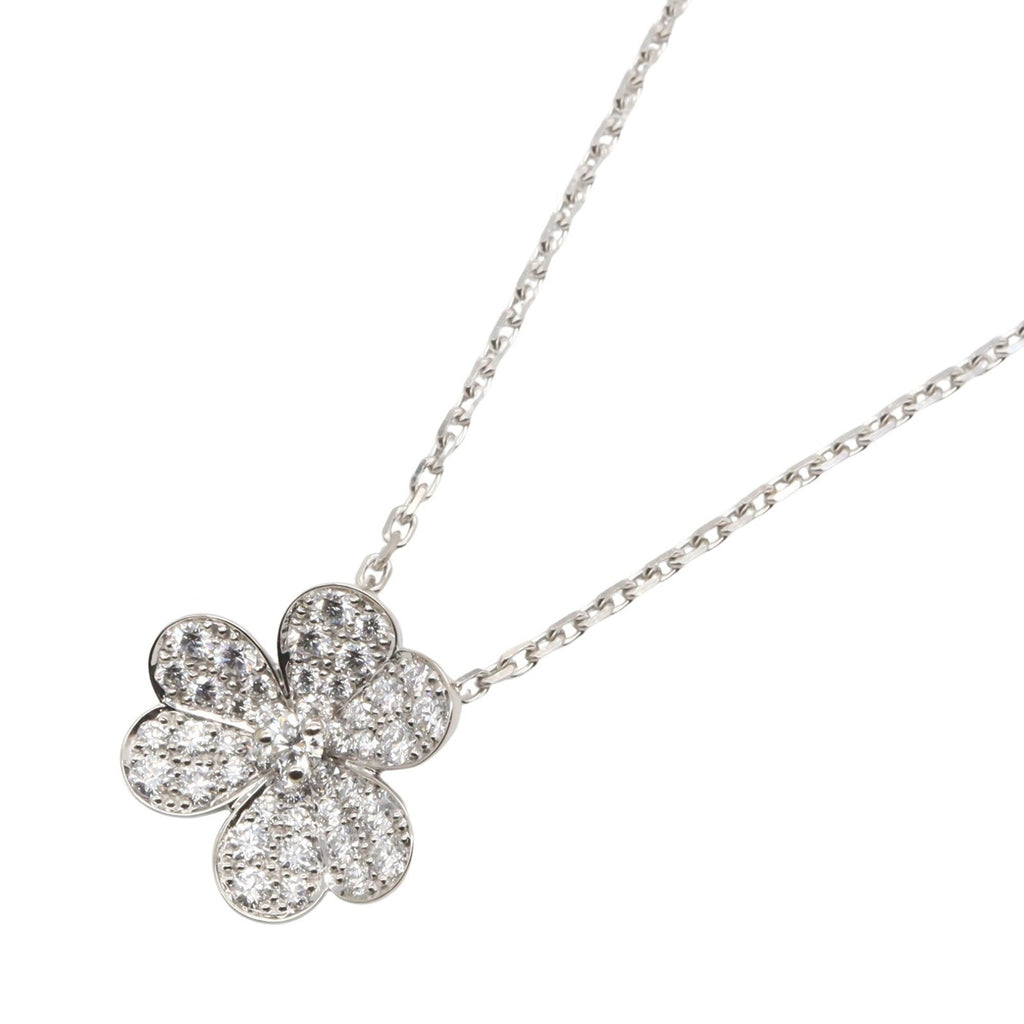 Frivole Pendant Necklace 18K White Gold With Diamond Small