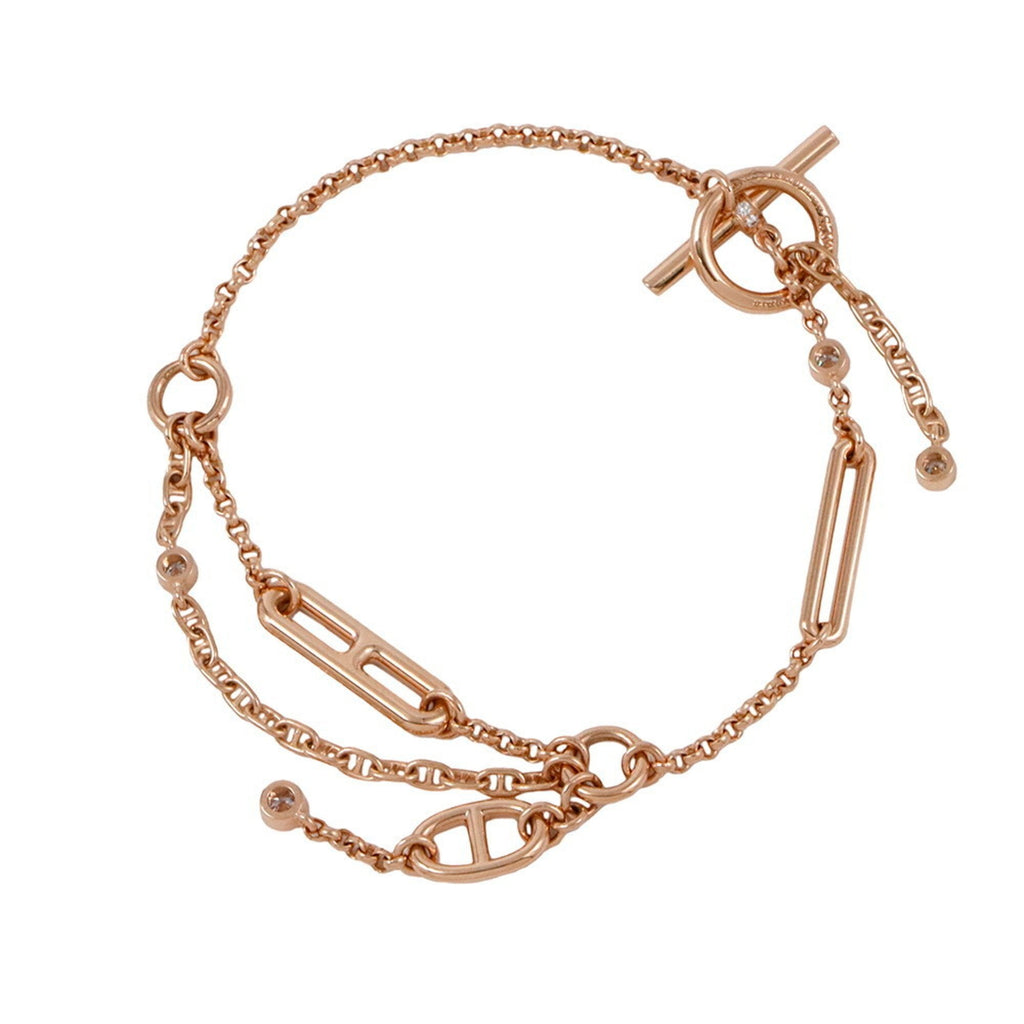 Bracelet 18K Rose Gold with Diamond