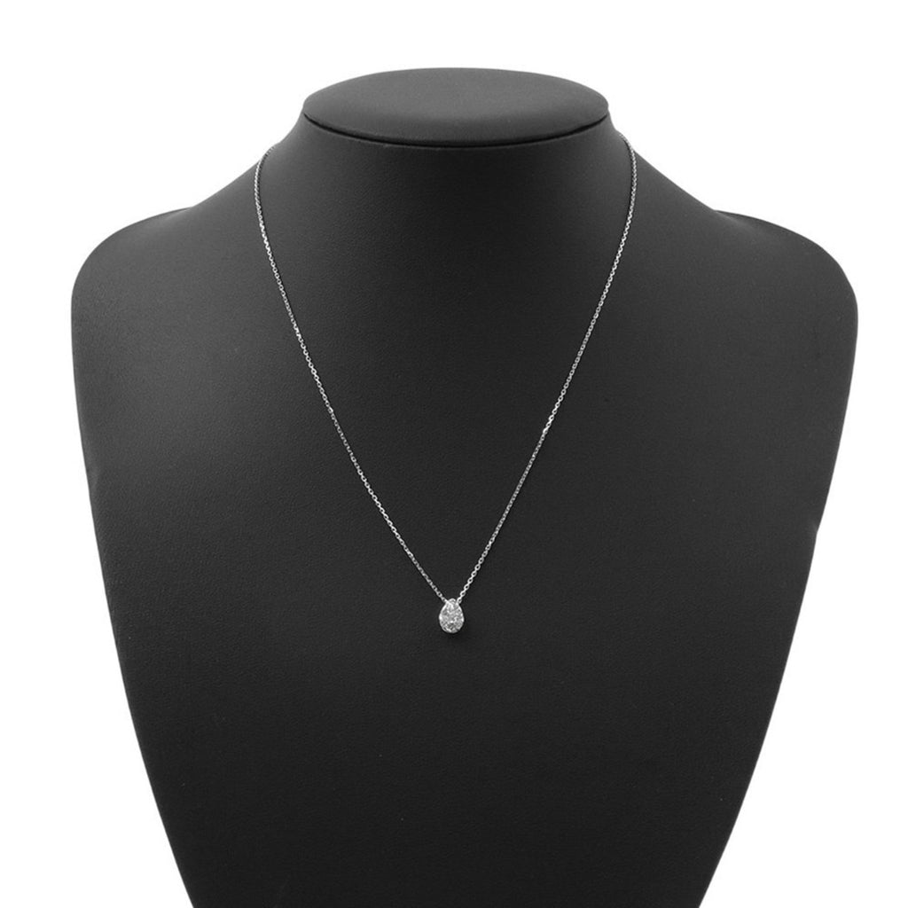 Etincel de Pendant Necklace 18K White Gold with Diamond