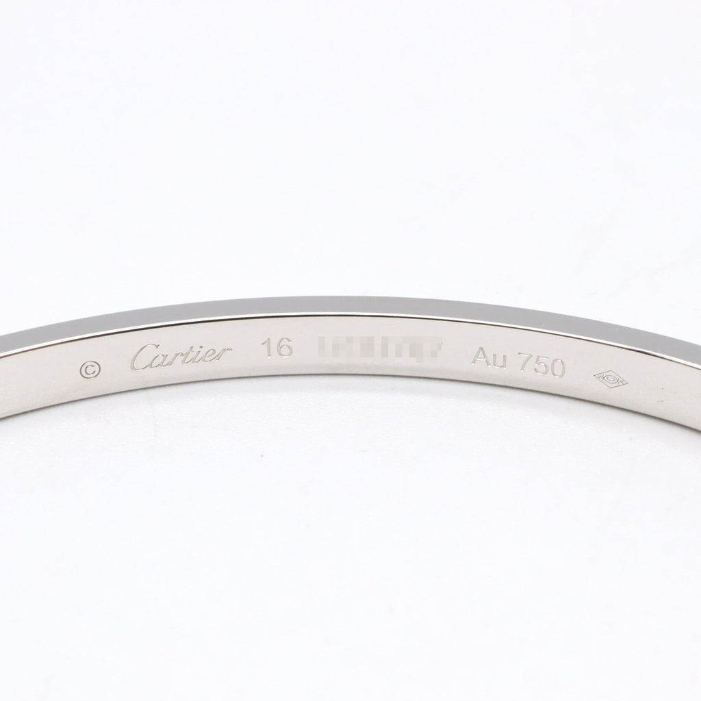 Love Bracelet 18K White Gold With Diamond Small