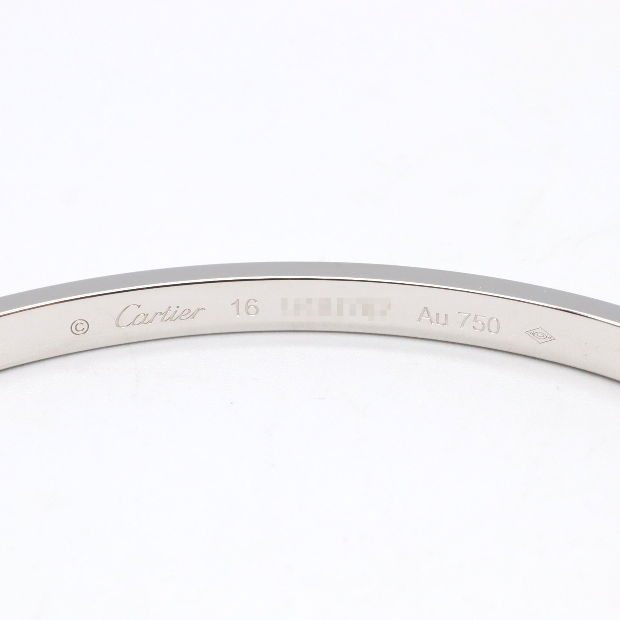 Love Bracelet 18K White Gold With Diamond Small