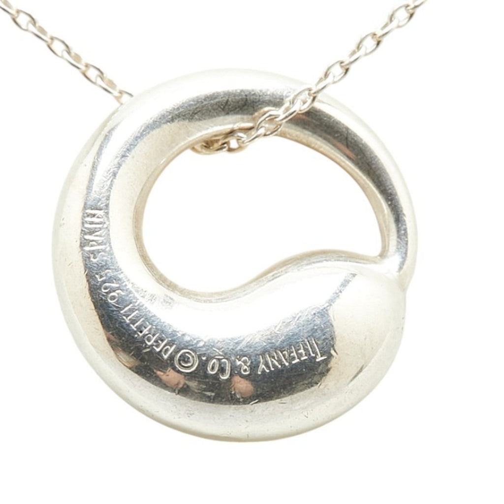 Eternal Circle Pendant Necklace Sterling Silver