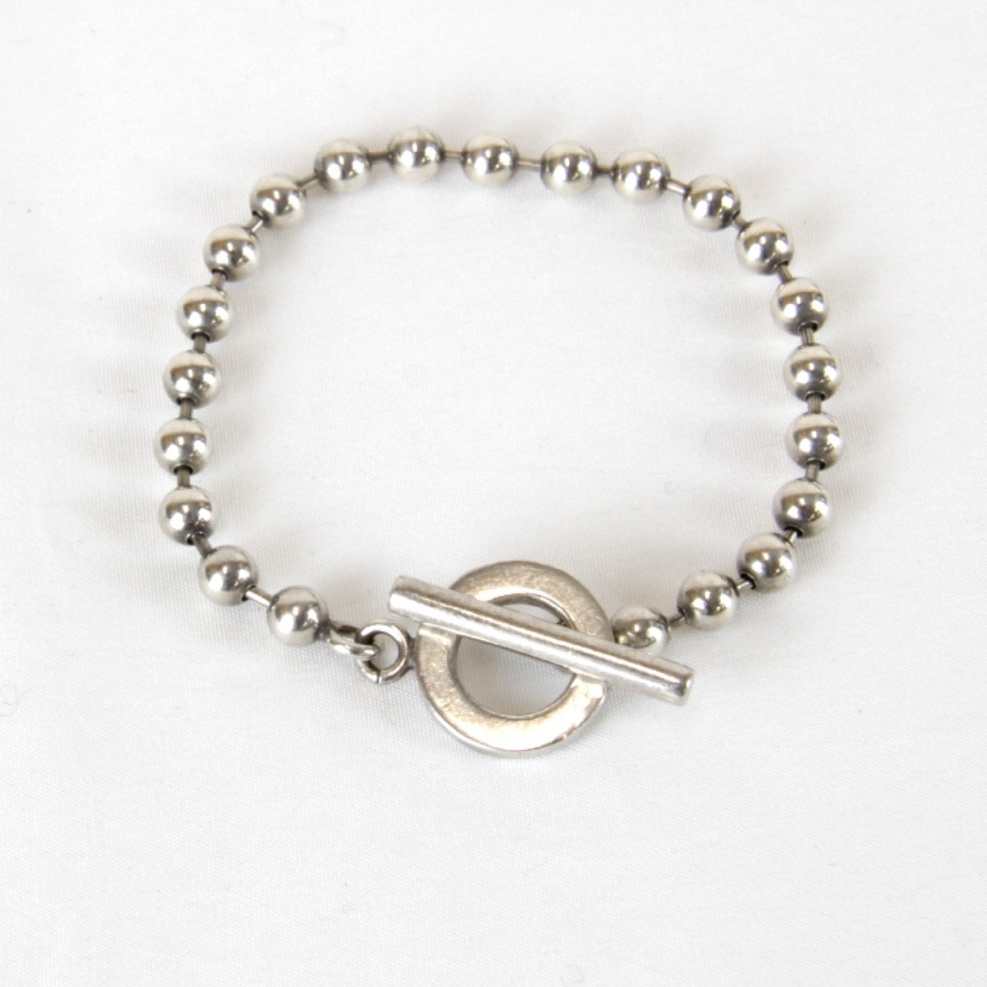 Ball Chain Bracelet Sterling Silver