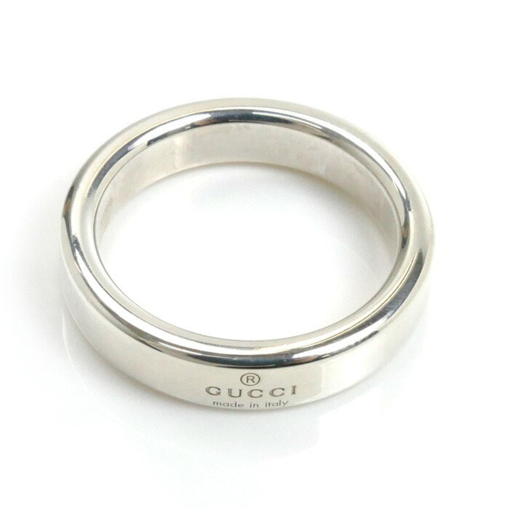 Diagonal Interlocking G Ring Sterling Silver
