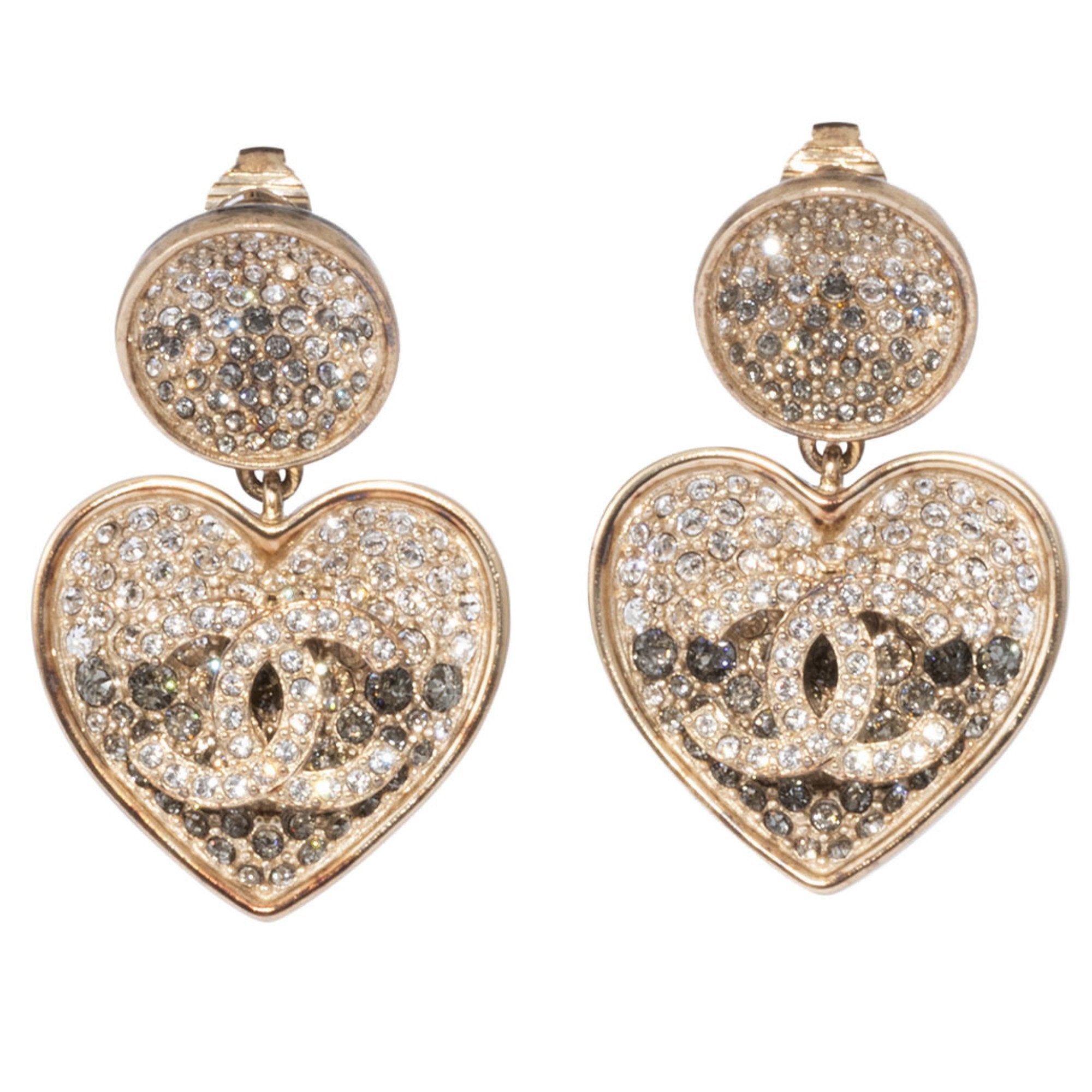 Earrings Gold-Tone Metal