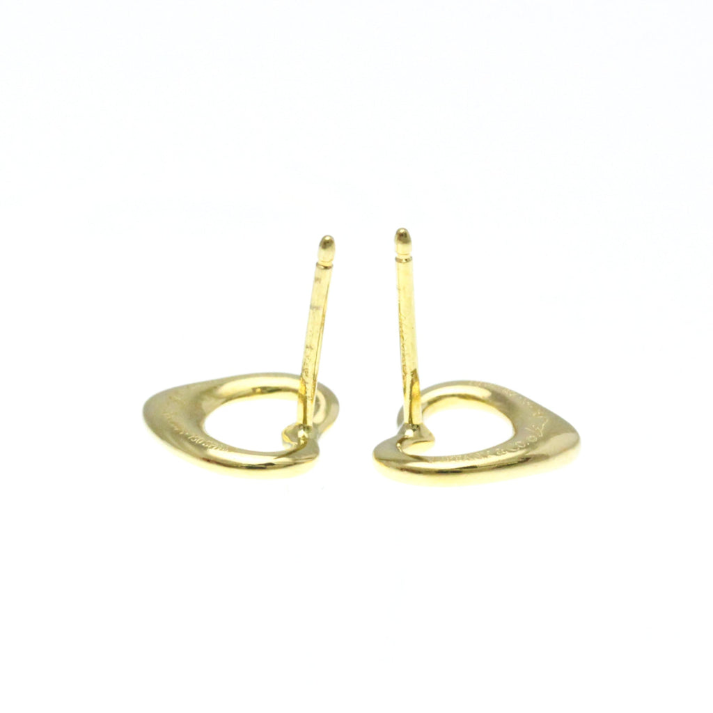 Open Heart Earrings 18K Yellow Gold 11mm 18K Yellow Gold