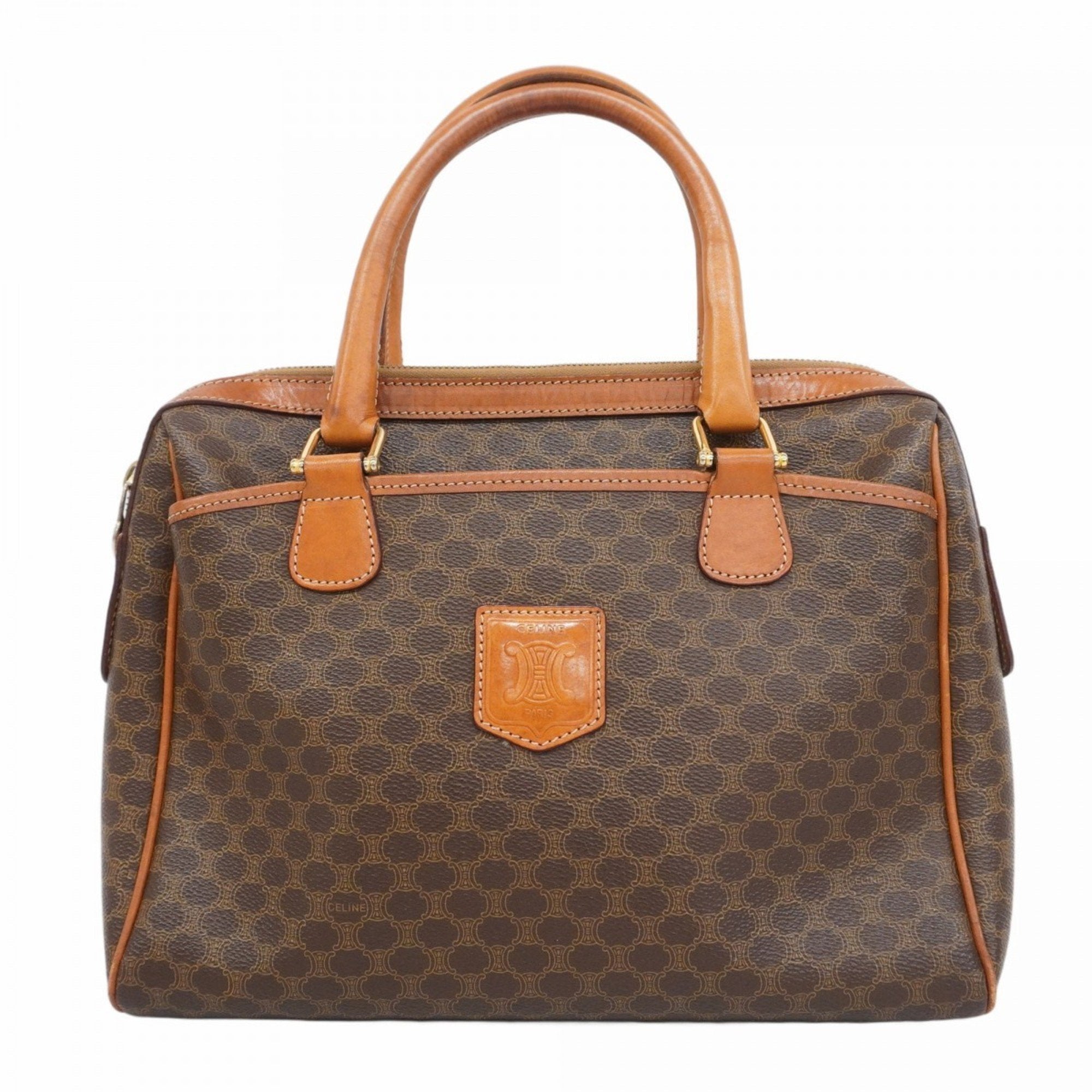 Vintage Duffle Bag Macadam Coated Canvas Large