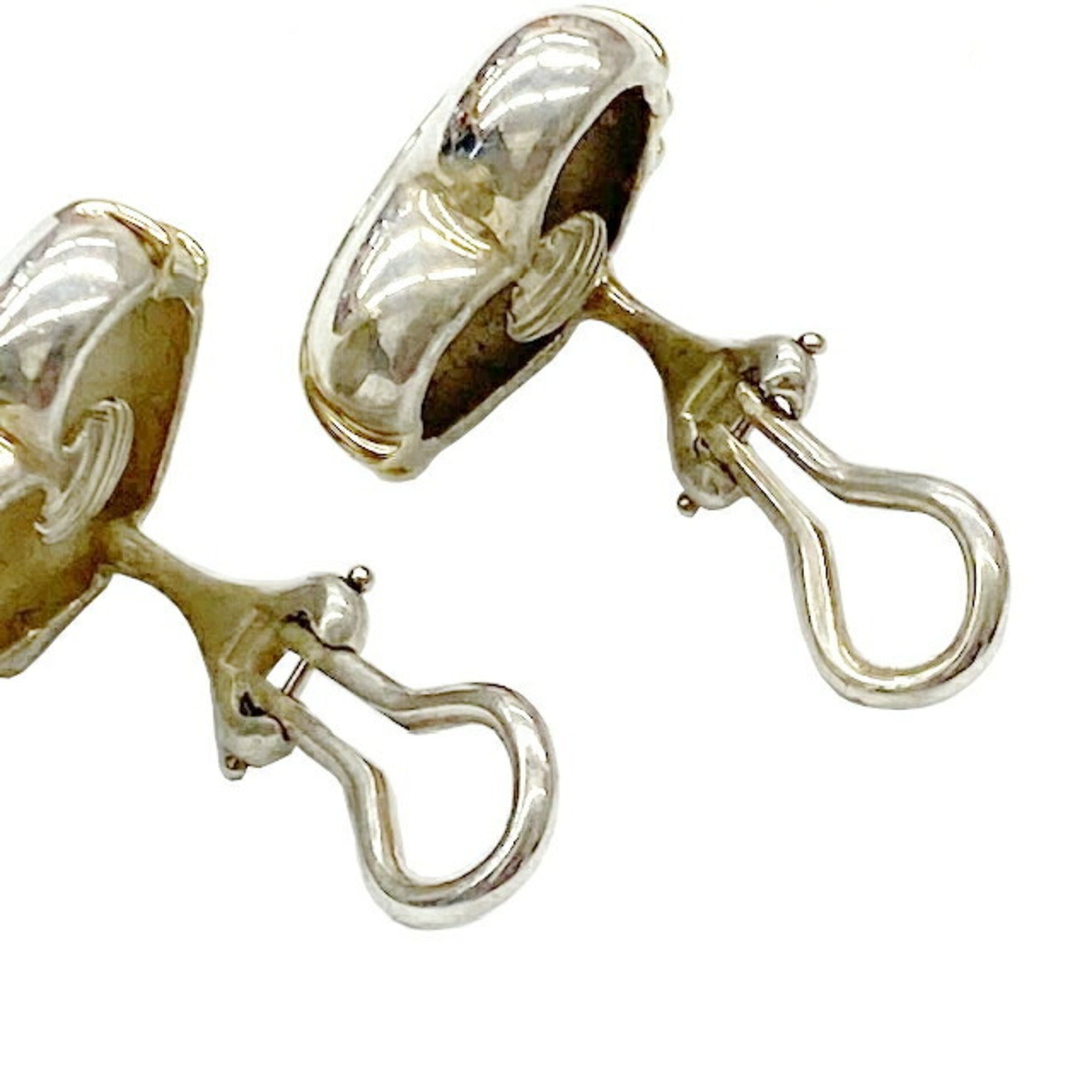 Earrings Sterling Silver and 18K Yellow Gold