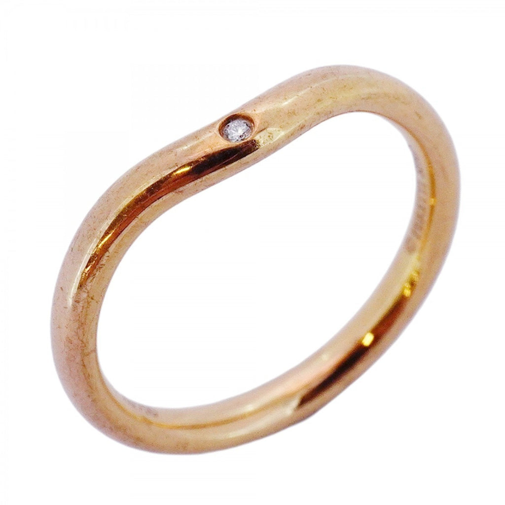 Band Ring 18K Rose Gold with Diamond