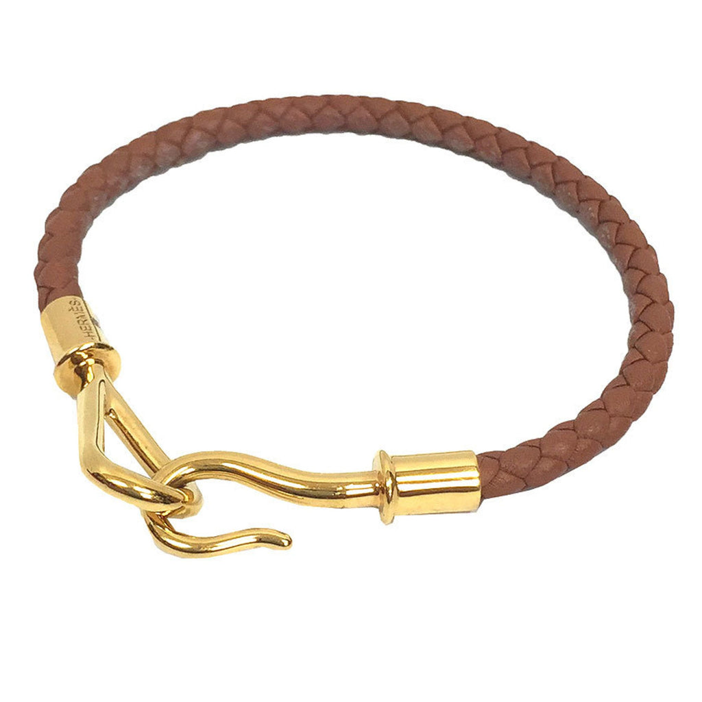 Jumbo Bracelet Brass and Leather