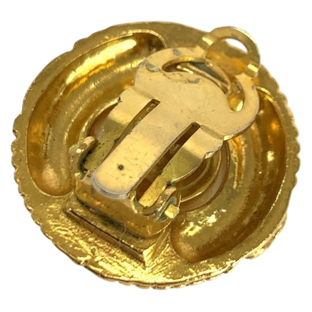 CC Logo Clip-On Earrings Metal