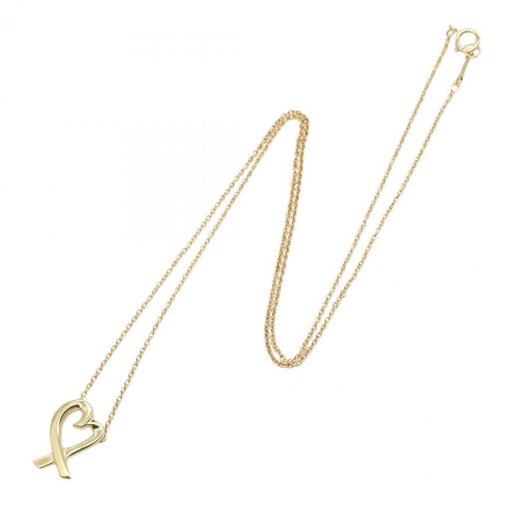 Loving Heart Pendant Necklace 18K Yellow Gold