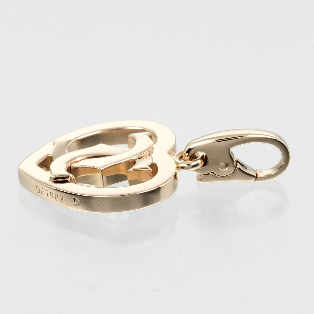 2C Heart Pendant Necklace 18K Rose Gold