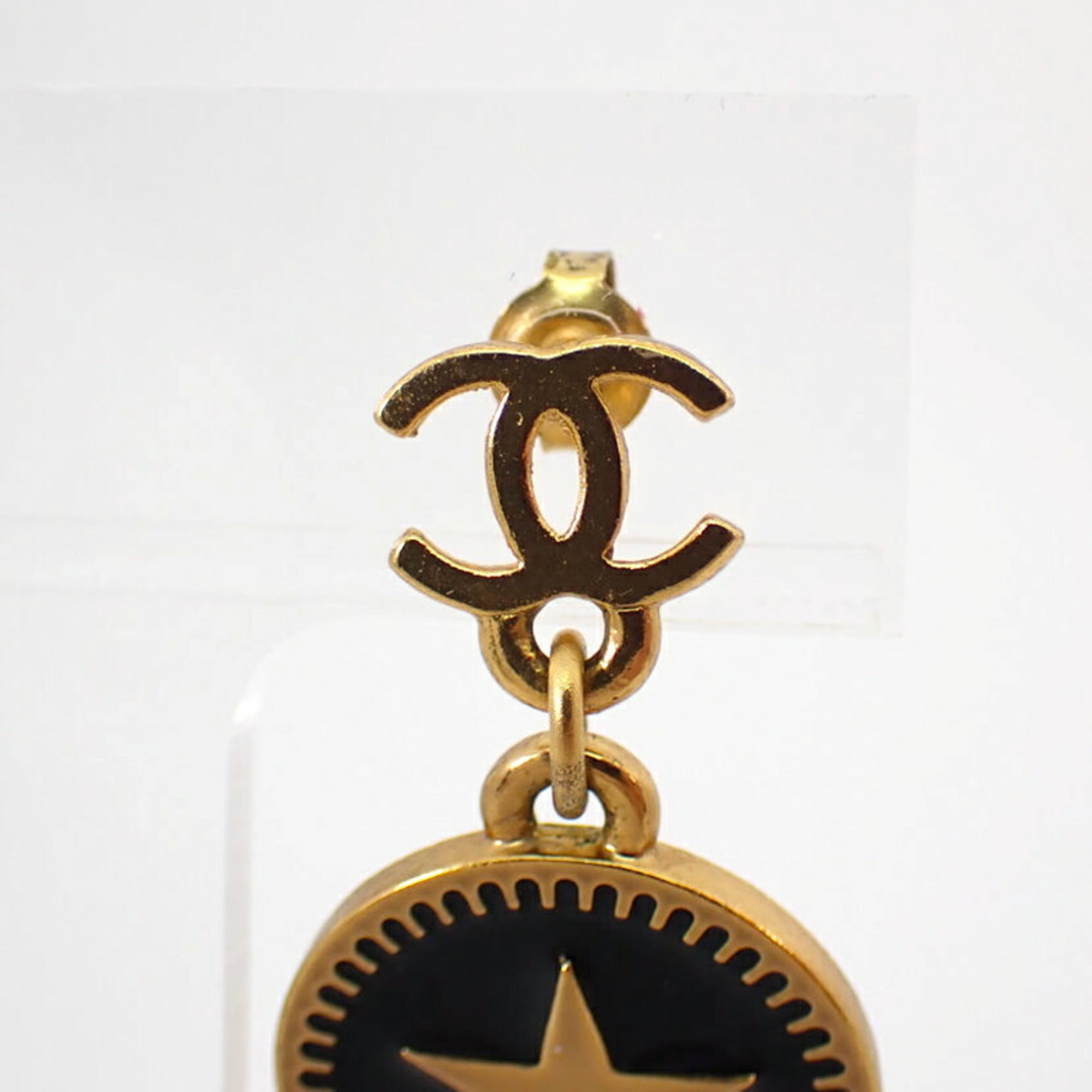 Earrings Gold-Tone Metal
