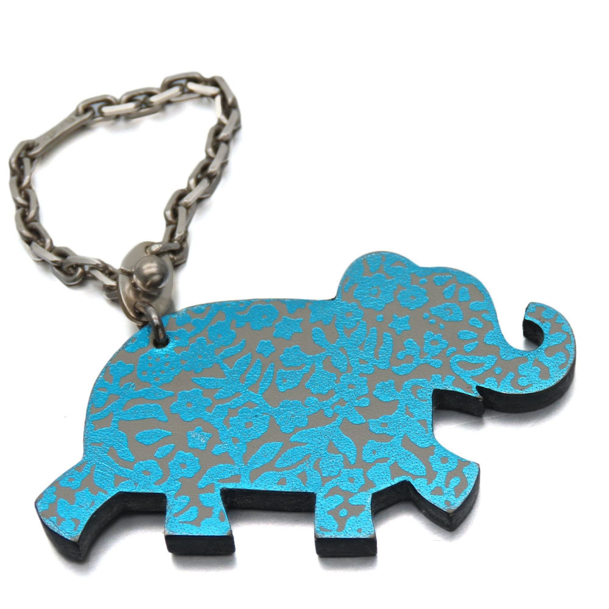 Charm Leather and Sterling Silver Handbag Charm