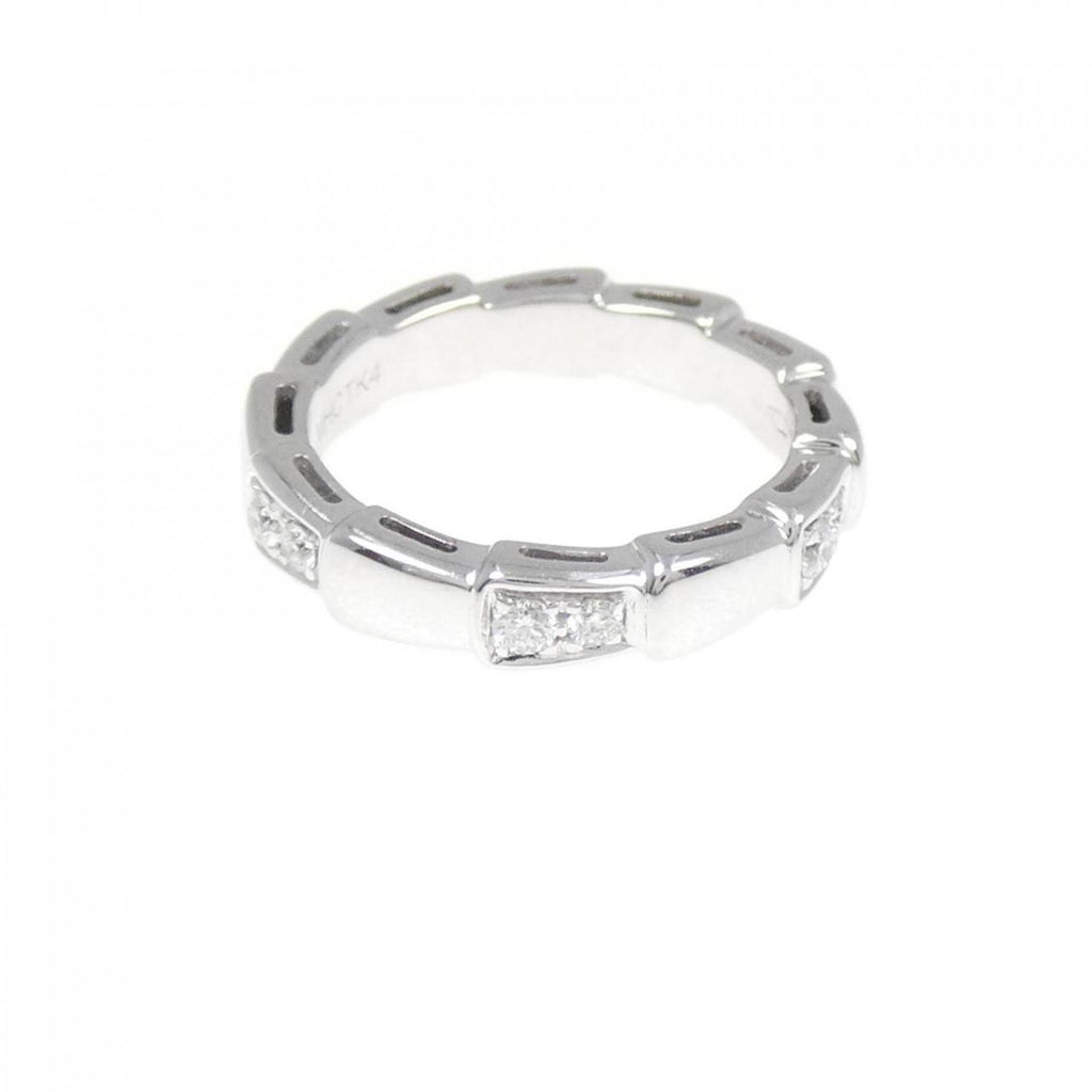 Serpenti Viper Ring 18K White Gold with Diamonds