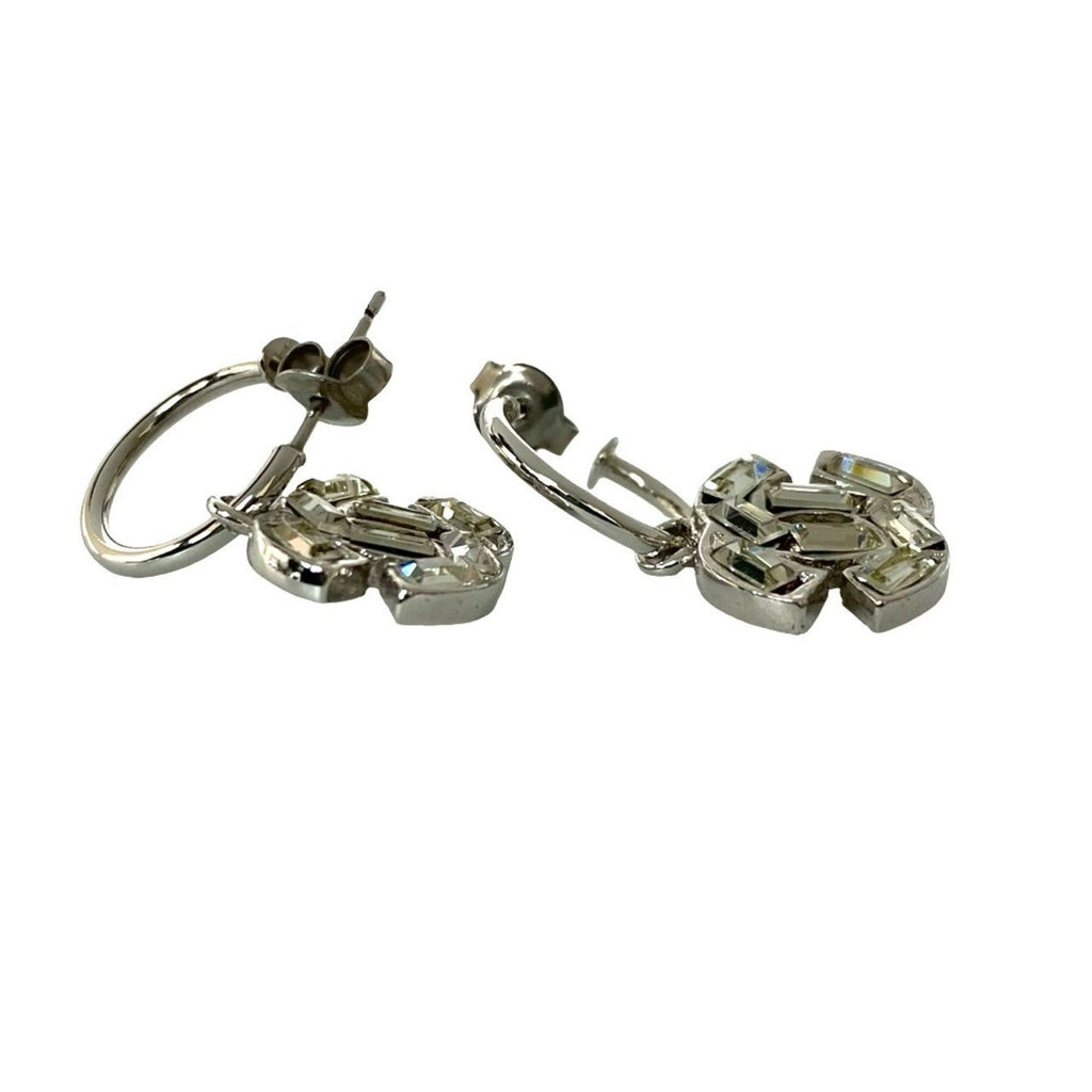 CC Logo Earrings Sterling Silver Silver-Tone Metal