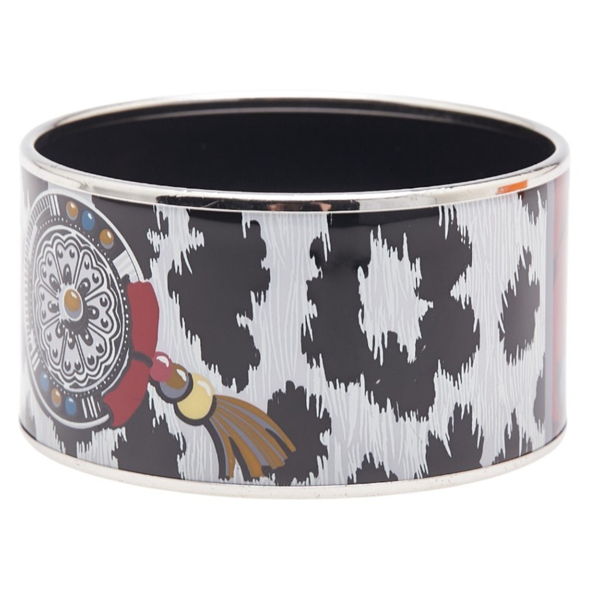 Bangle Metal Multi Color and Silver Bracelet