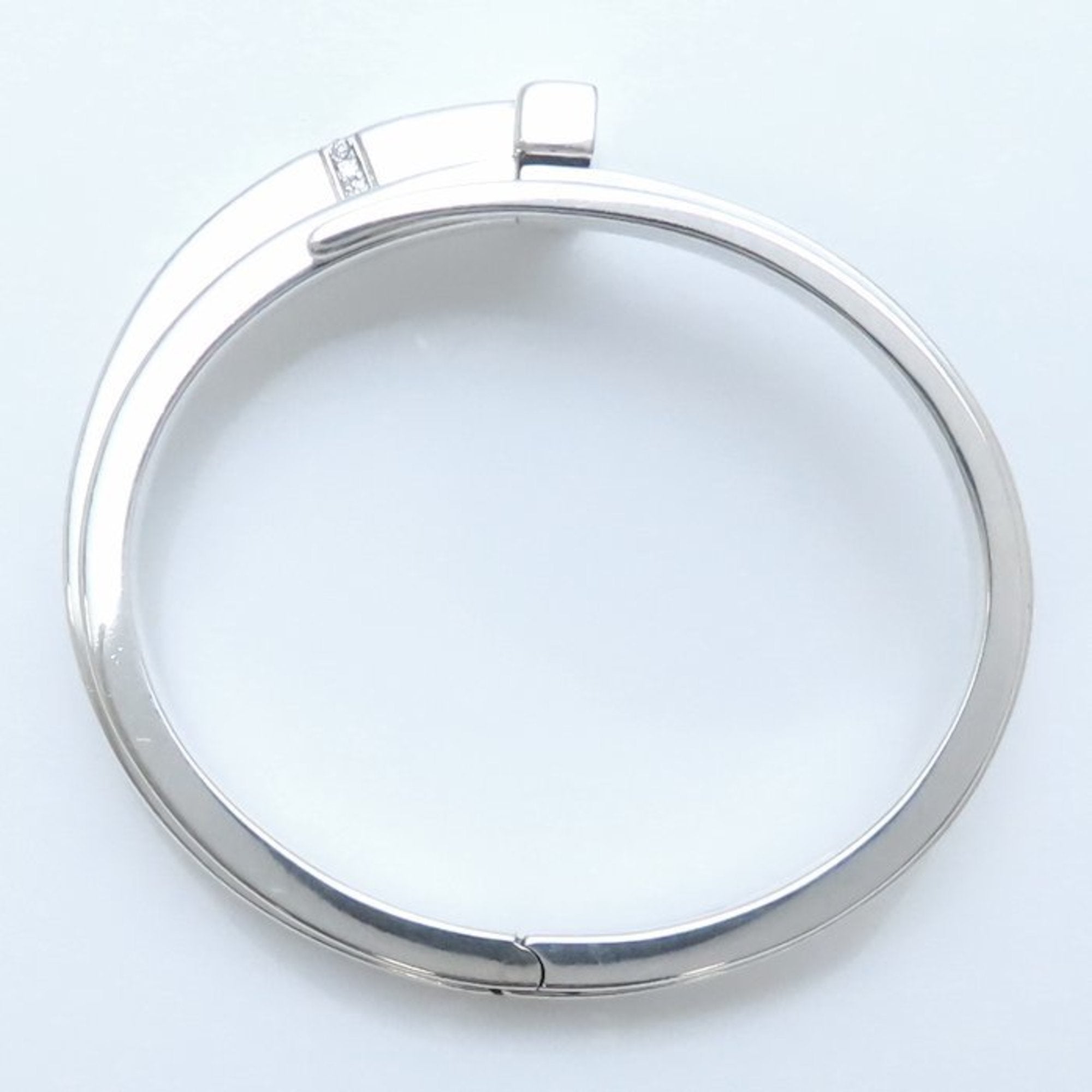 T Bracelet Sterling Silver With Diamond