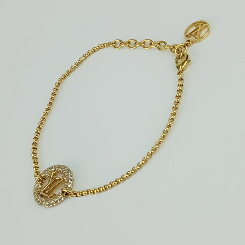 Louise By Night Bracelet Gold and Rhinestone