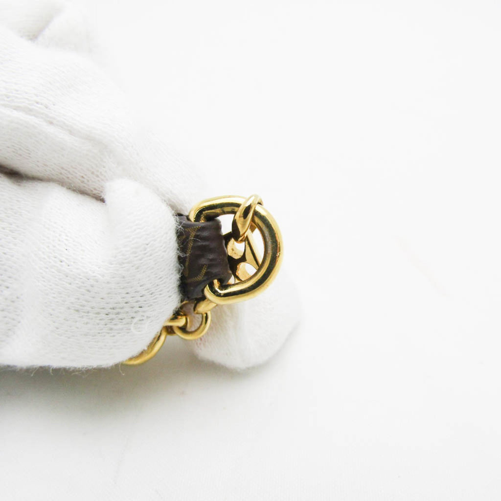 Bracelet Leather and Metal and Monogram