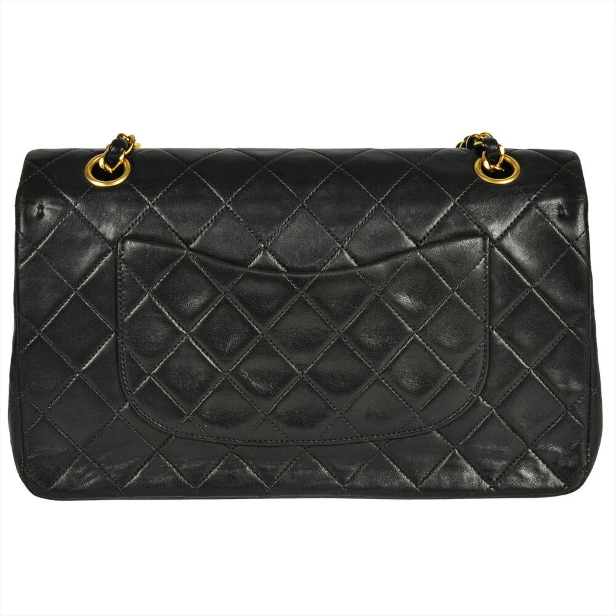 Vintage Classic Double Flap Bag Quilted Lambskin Medium