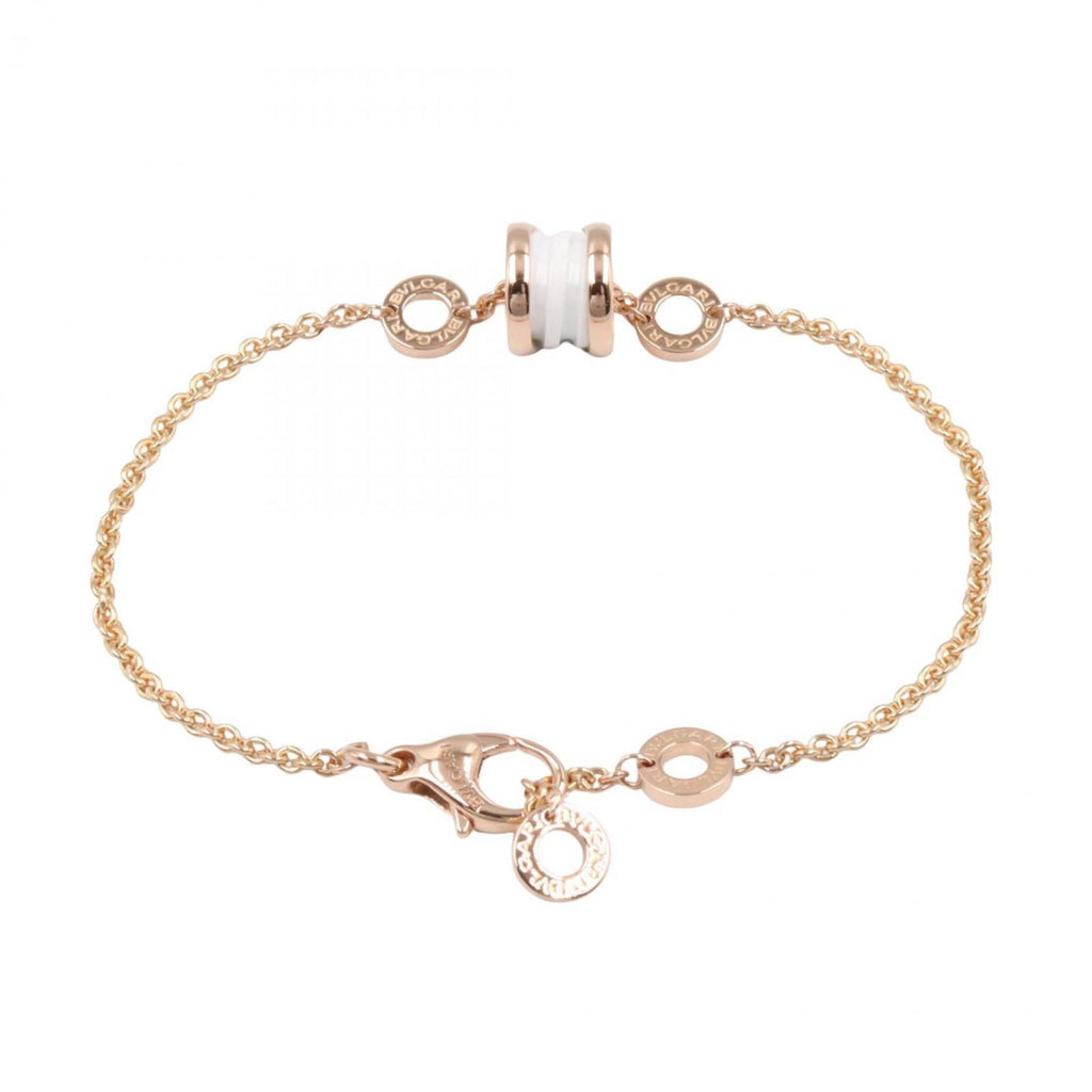 B.Zero1 Bracelet Ceramic and 18K Rose Gold Small