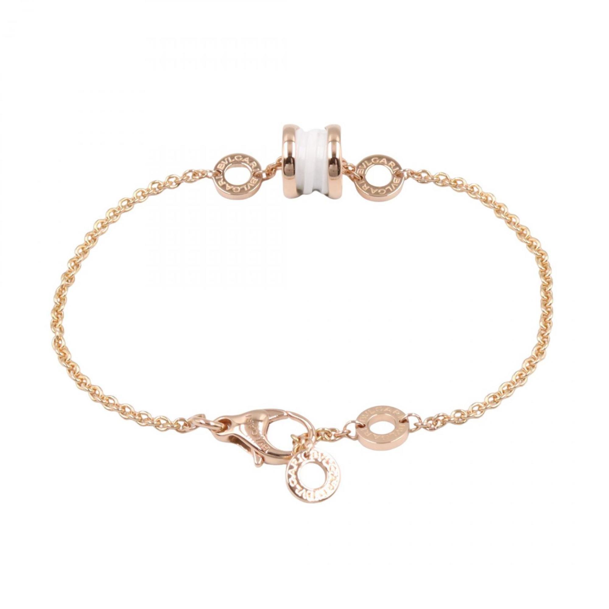 B.Zero1 Bracelet Ceramic and 18K Rose Gold Small