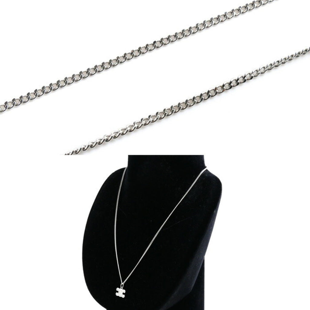 Triomphe Pendant Necklace Brass Crystal Rhinestone