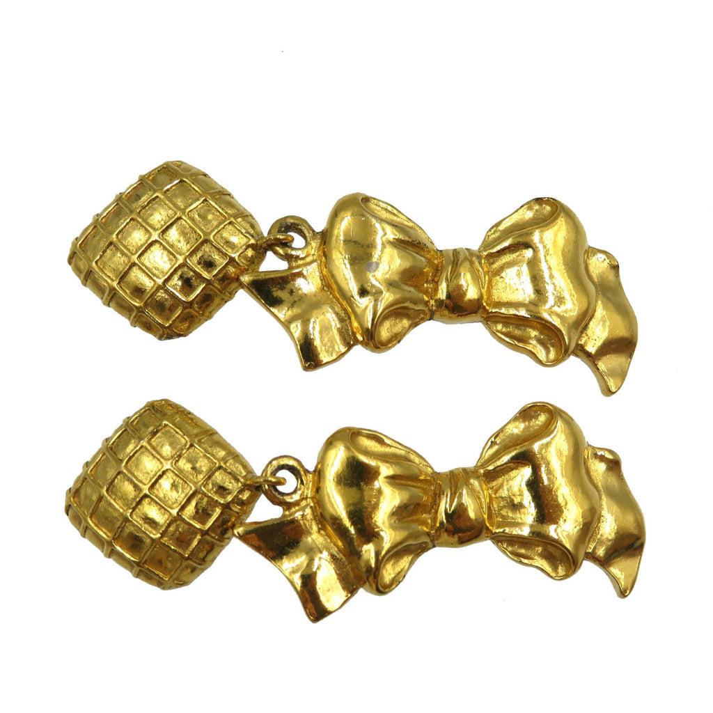 Clip-On Earrings Clip-On Gold-Tone Metal