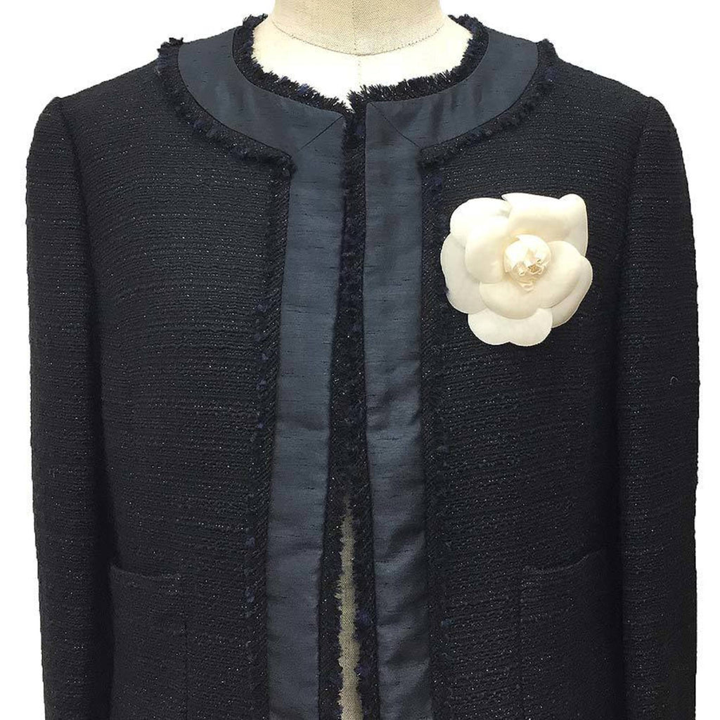 Camellia Corsage Brooch White