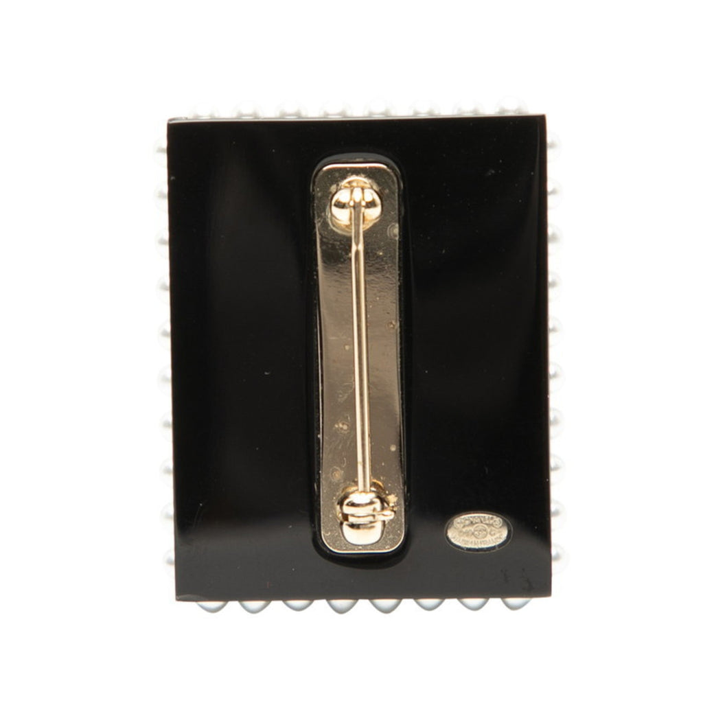 CC Logo Brooch Metal