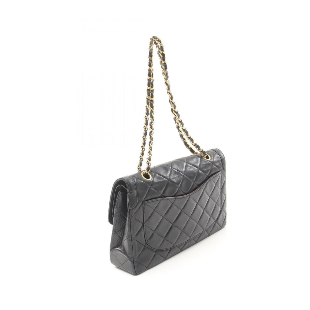 Vintage Two Tone CC Flap Bag Quilted Lambskin Medium