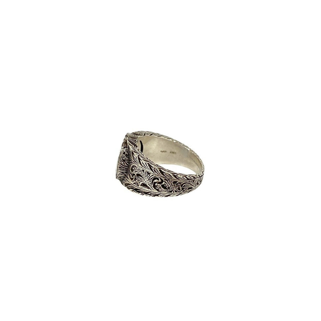 Interlocking G Ring Sterling Silver