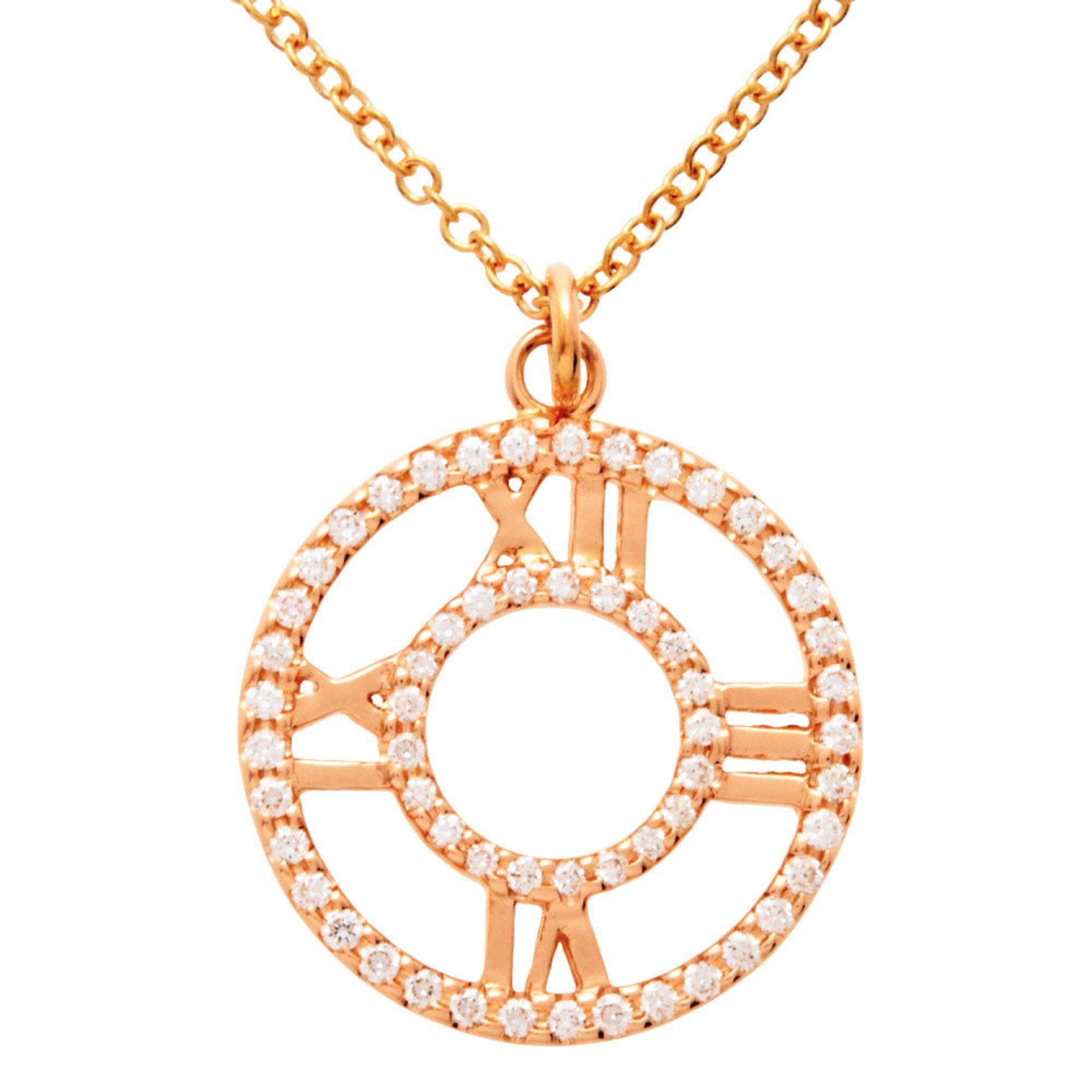 Atlas Pendant Necklace 18K Rose Gold