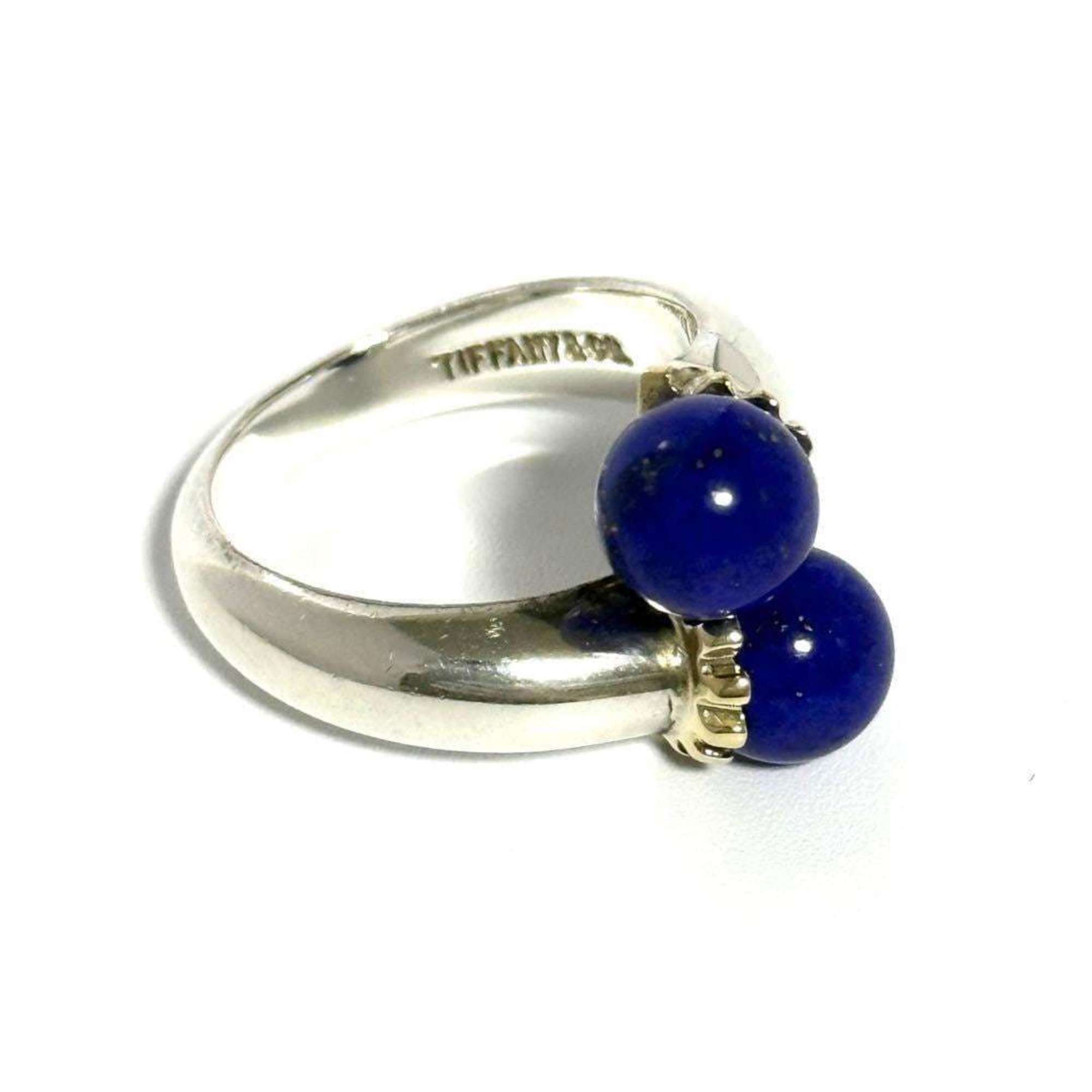 Ring Sterling Silver and 18K Yellow Gold with Lapis Lazuli