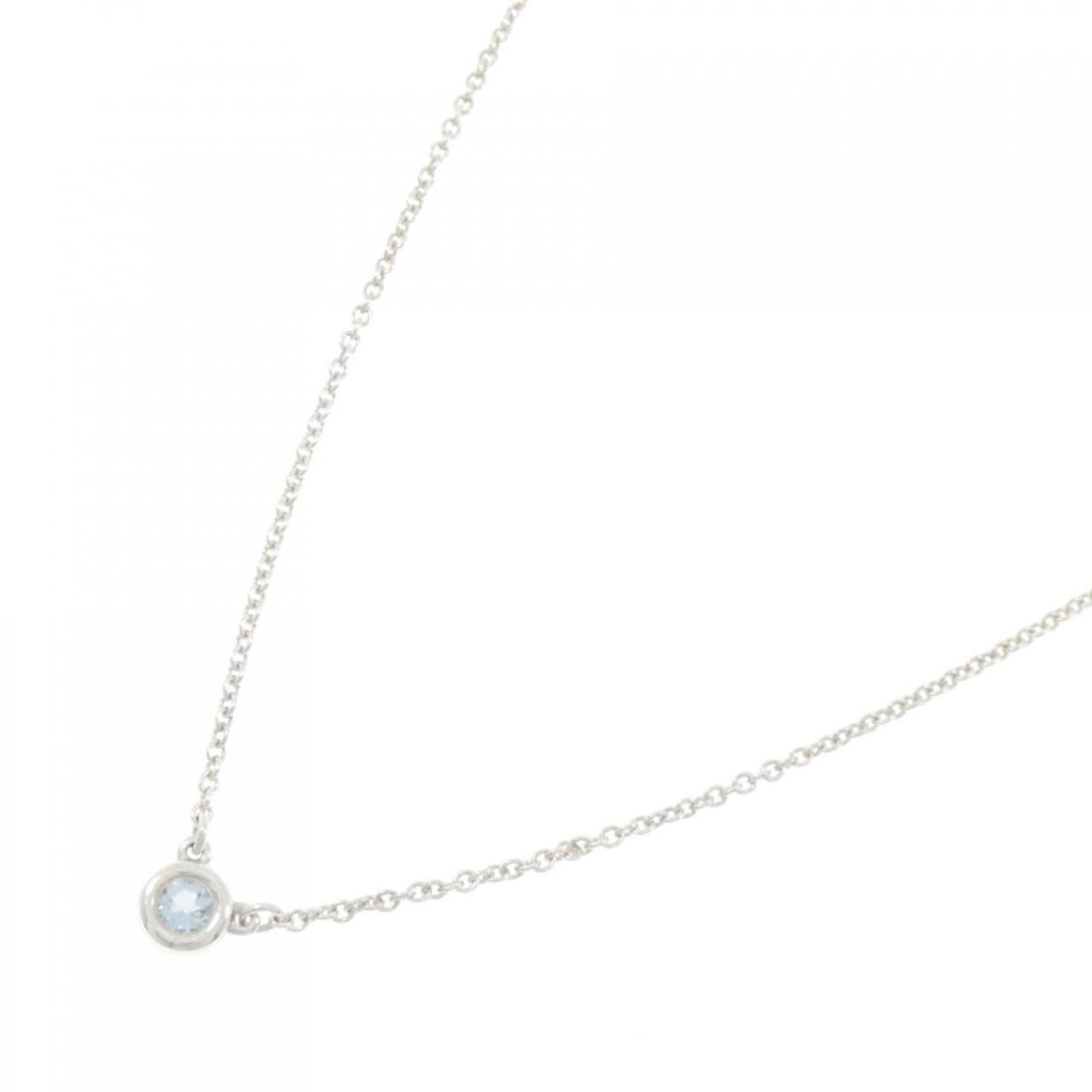 Elsa Peretti Diamonds By The Yard Pendant Necklace Sterling Silver