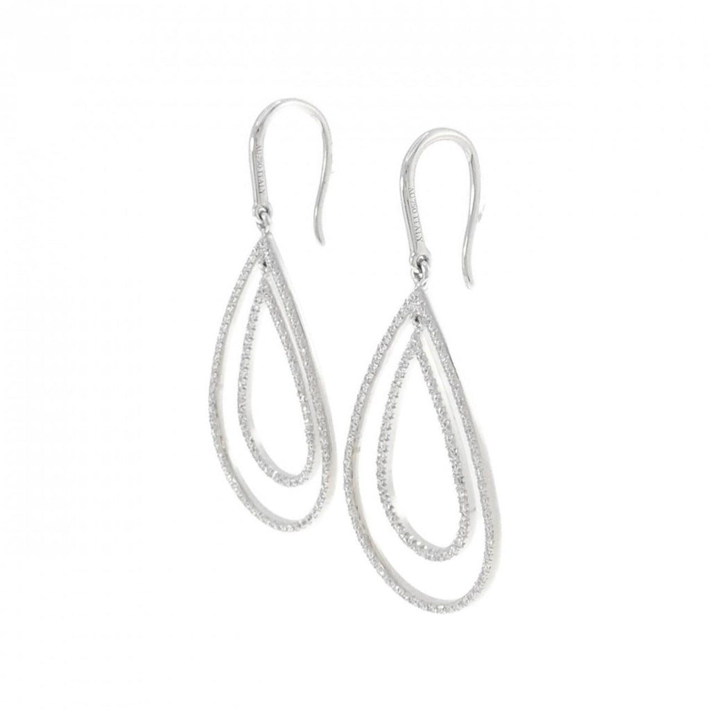 Earrings 18K White Gold