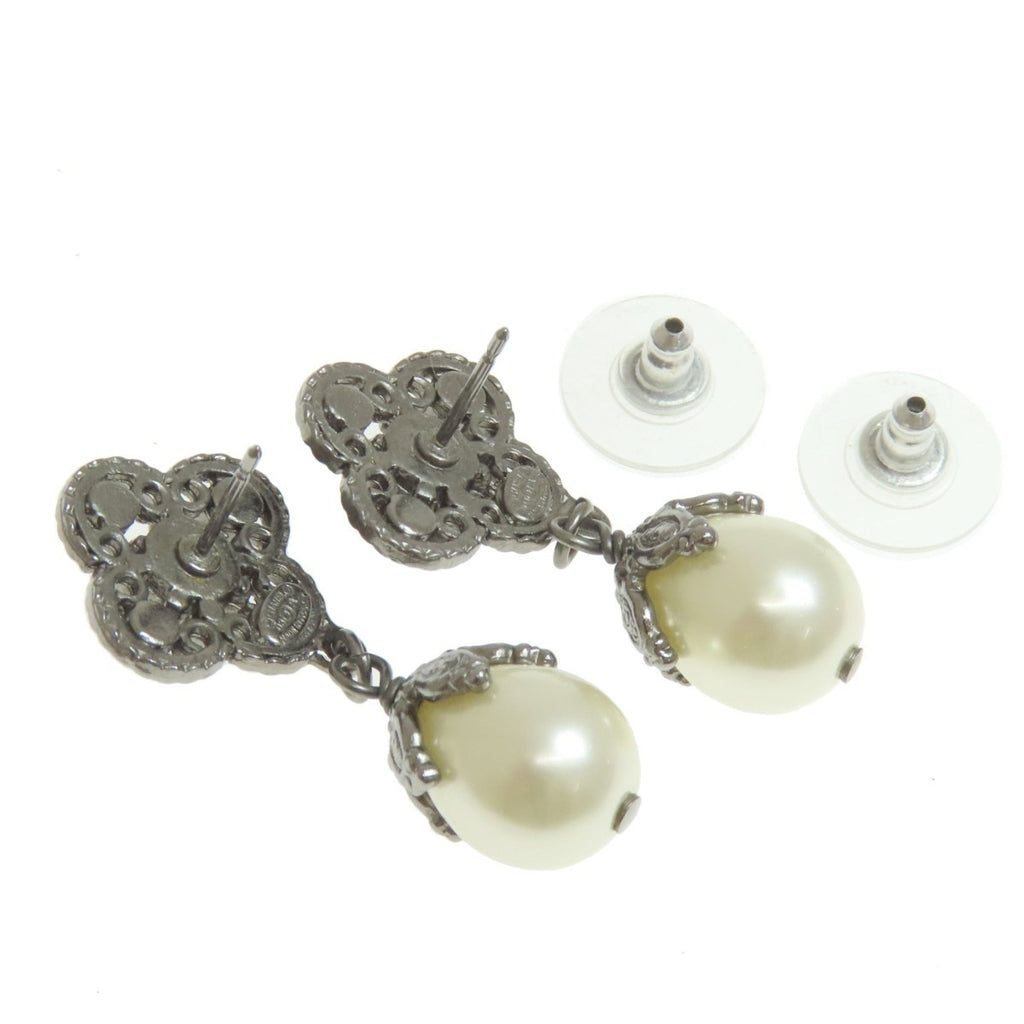 CC Logo Earrings Silver-Tone Metal Silver-Tone Metal